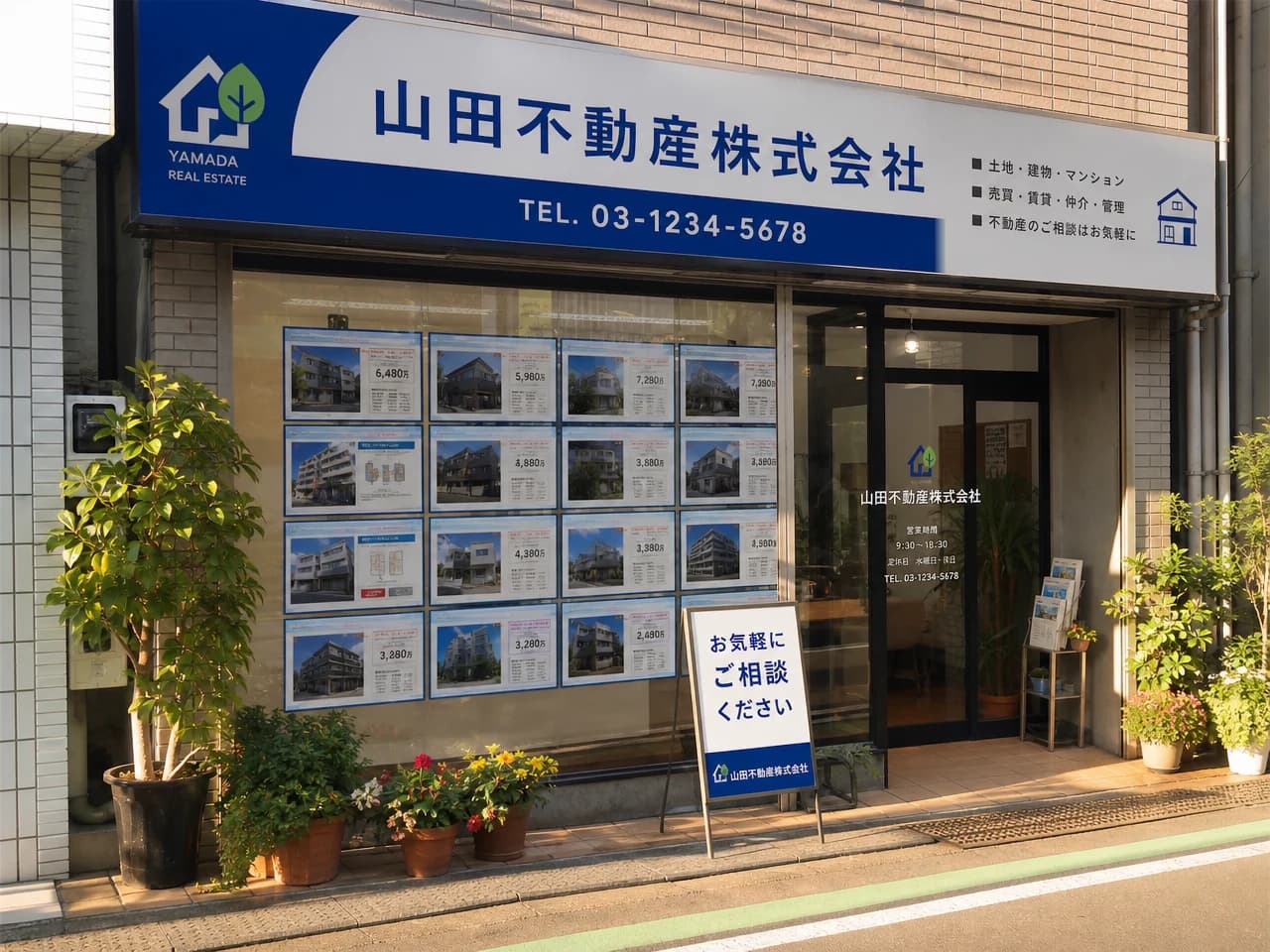 東京の日本家屋入口のサンプルサイト